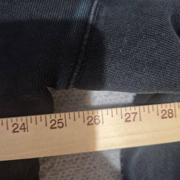 Free People Women's Cotton Long Sleeve V-Neck Westeros Distressed Sweatshirt M - Picture 5 of 7